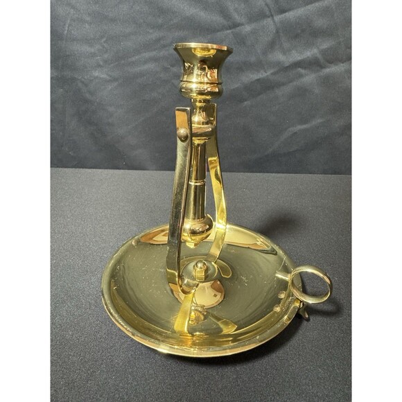 Baldwin Brass Nautical Swinging Table or Wall Mount Chamber Stick Candle Holder - Picture 5 of 10